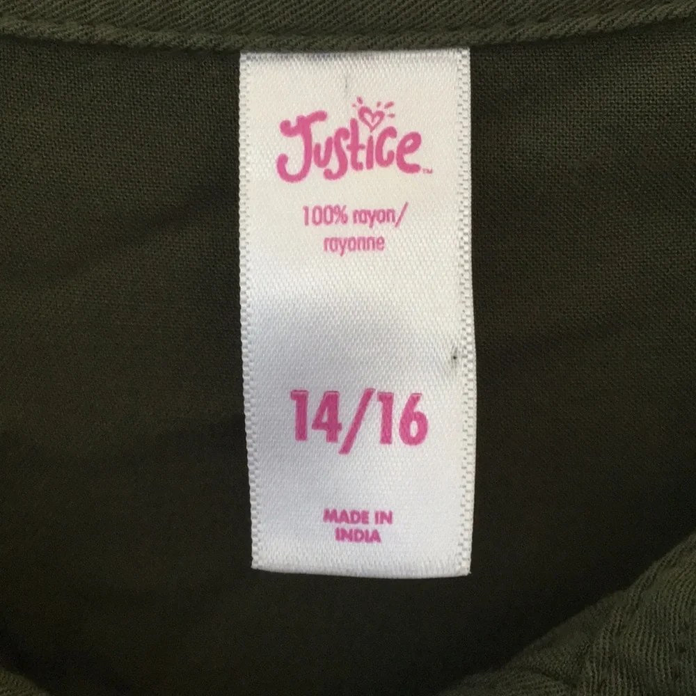 FINAL MARKDOWN Girls justice dress 14/16